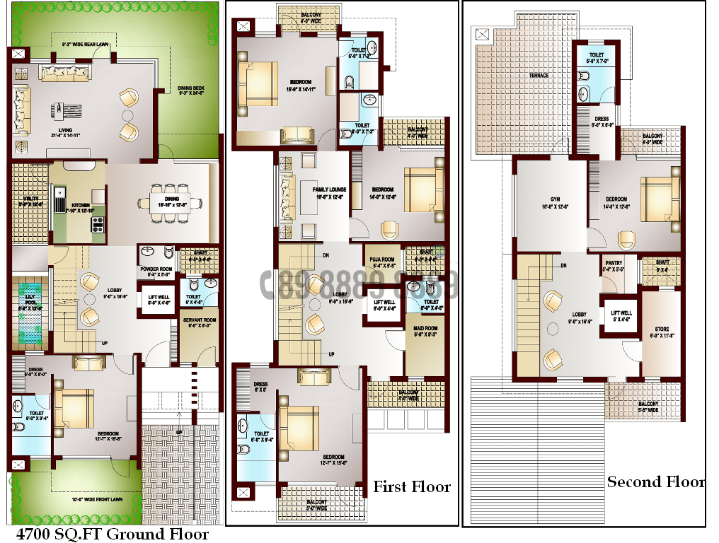 5Bhk+S 4700 Sq.ft
